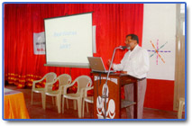 Dr. GEORGY K. NAINAN TAKING A CLASS FOR THE ARRT.