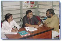 Screening of Chronic &nbsp;Kidney Disease was done for Motor Vehicle drivers and their family under the auspicious of Care and Share and Cochin Kidney Foundation -  CKD patients being evaluated by CKF Members