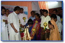 Inaguration of the first camp of the SKP Programme at  Kunjithai 