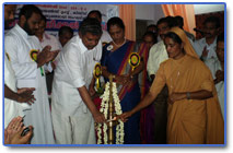 Inauguration of the first camp of the SKP Programme at Kunjithai 
